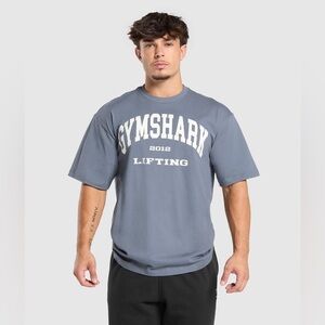 Gymshark Men's Iron Blue T-Shirt